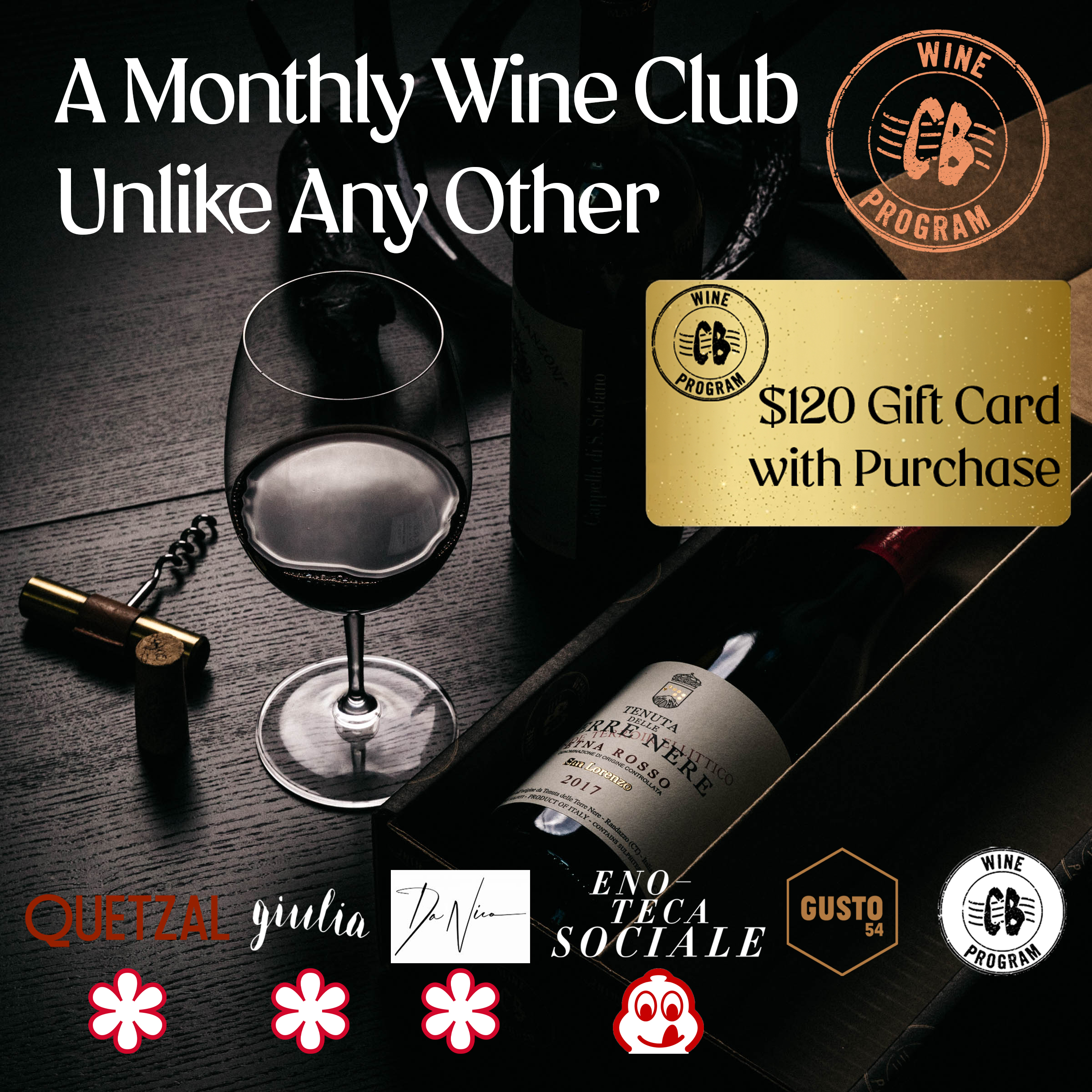 Side view Wine Membership Box